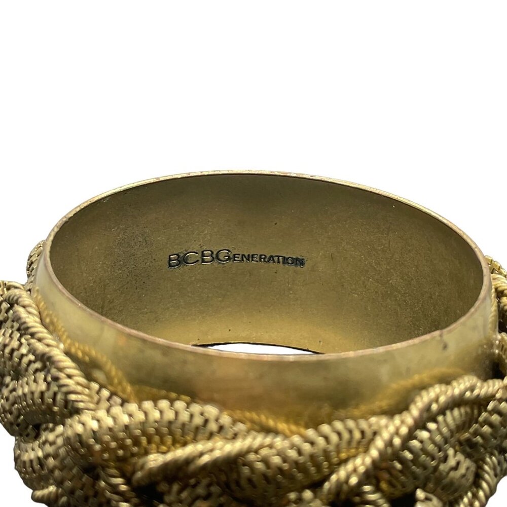 Bcbgeneration Braided Chain Wide Bangle Bracelet … - image 3